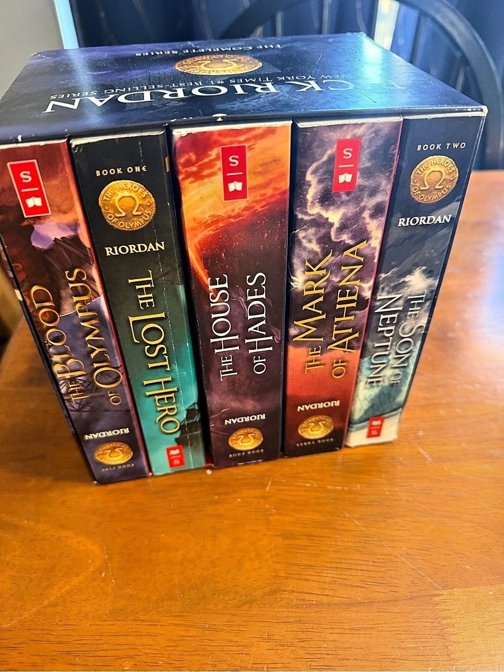 Scholastic The Heroes of Olympus Complete Collection 5-Book Box Set